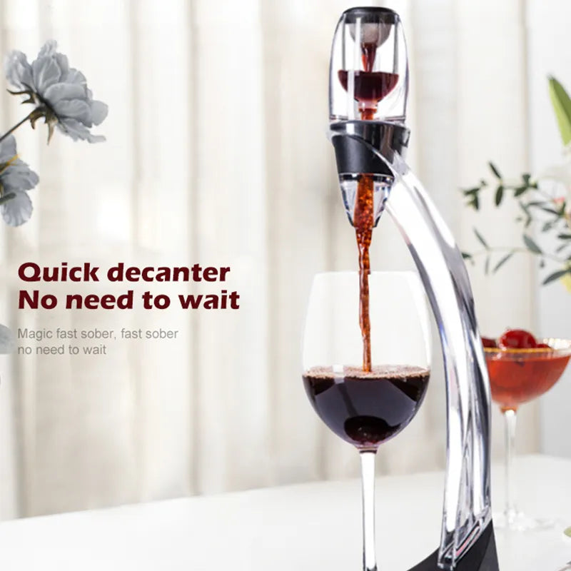 Maliben | Vinaluxe Wine Aerator With Filter | Instant Full Aroma | Softer Tannins | Modern Design