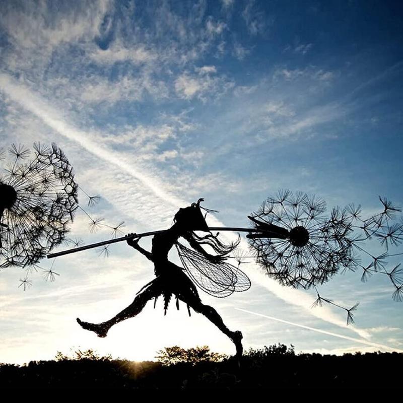 MAliben | Fairies On a Milk Thread Art Sculpture