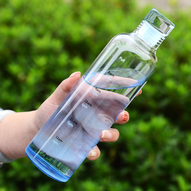 Maliben | Time Scale Heat-Resistant Glass Water Bottle