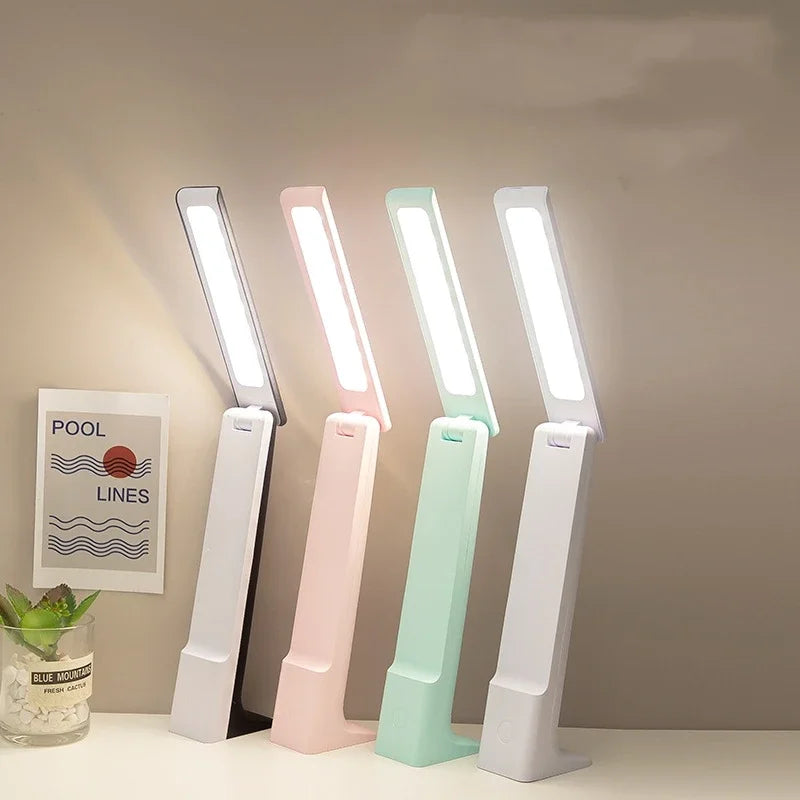 Maliben | Lumora Led Table Lamp | Dimmable & Touch Control | 3 Light Colors | Battery 20h | White/Pink/Blue