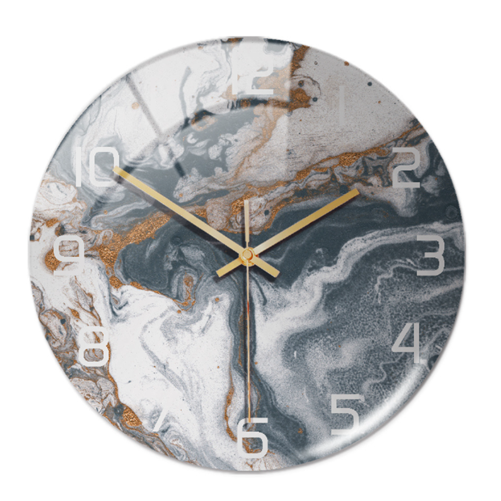 Maliben | Stylish Marble Wall Clock With Silent Mechanism