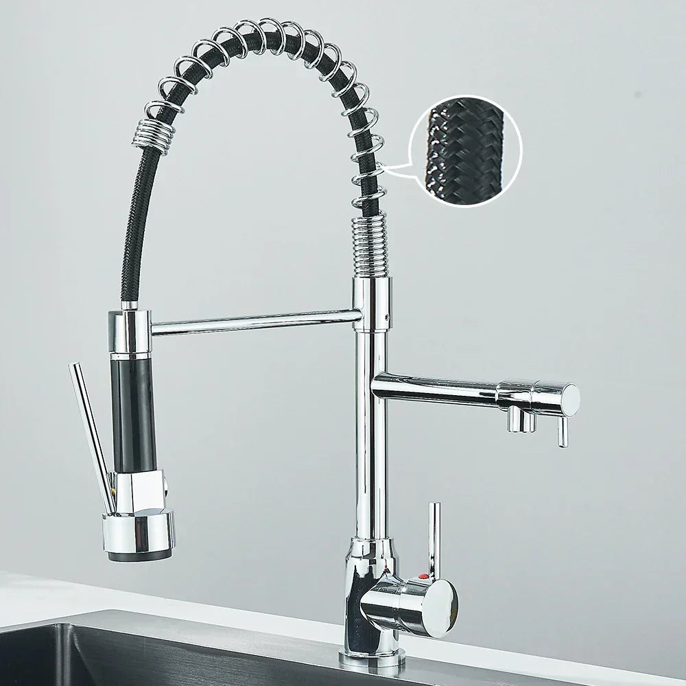 Maliben | SpringFlow – Kitchen faucet with dual outlet