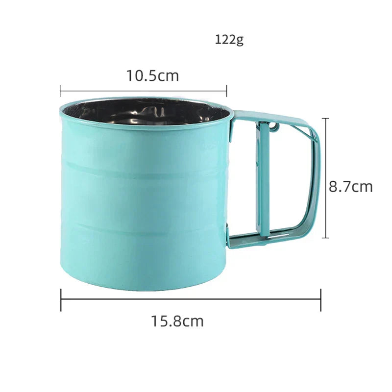 Maliben | Handheld Kitchen Flour Sifter Semi-Automatic Kitchen Gadget