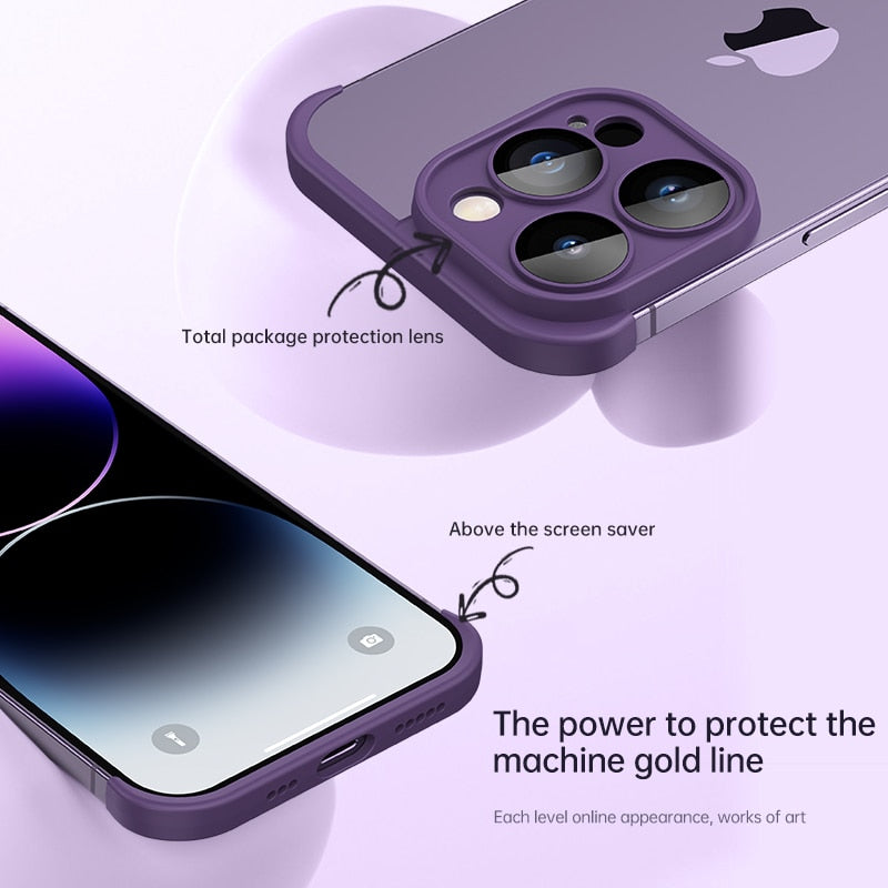 Maliben | Shockproof Corner Pad Soft Silicone Iphone Case