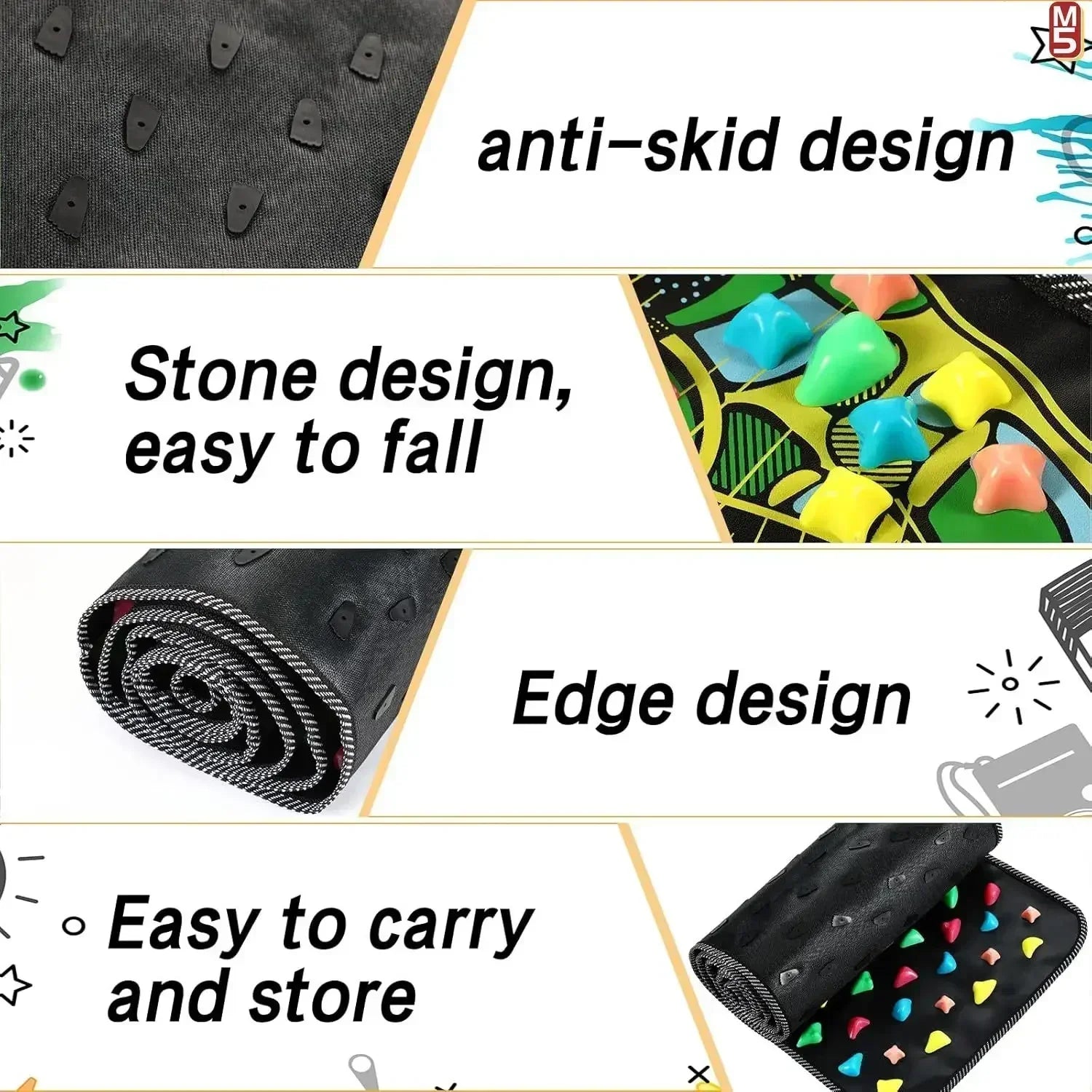 Maliben | Multi-Point Reflexology Stress Relief Foot Massage Mat