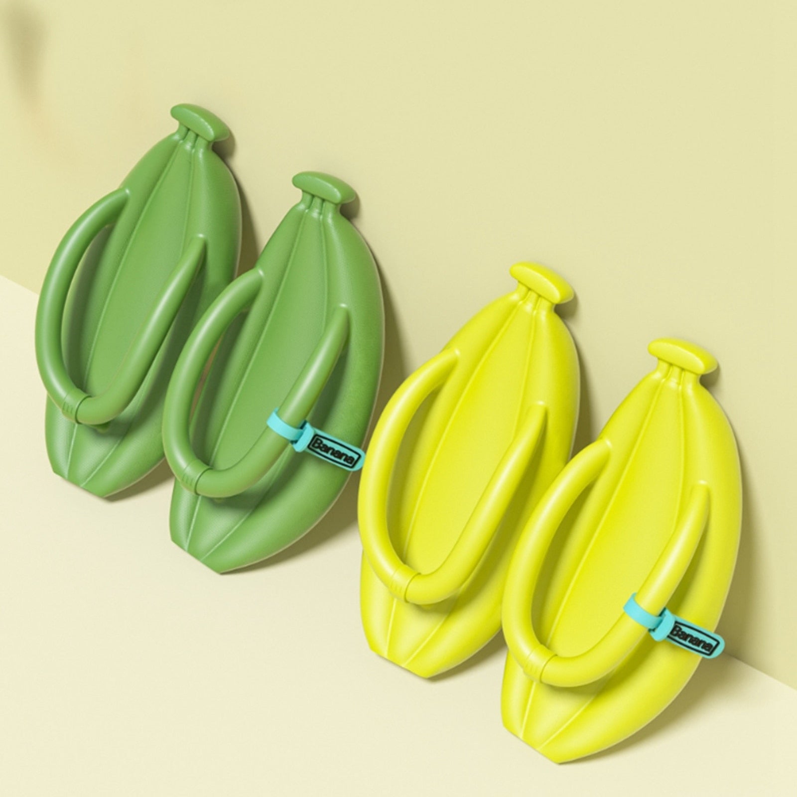 Maliben | Plush Banana Comfy Eva Flip Flops