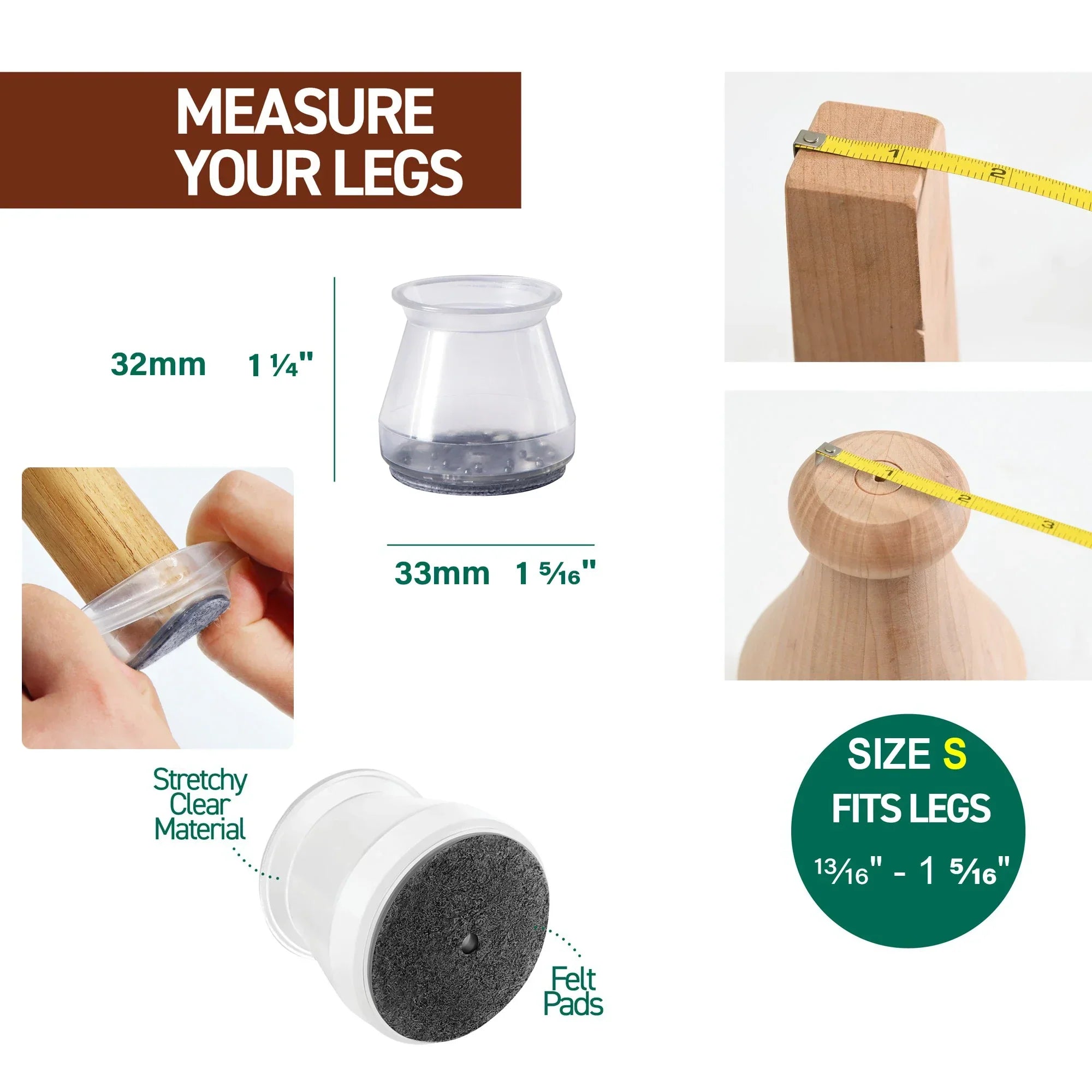 Maliben | Silicone Furniture Chair Leg Floor Protector