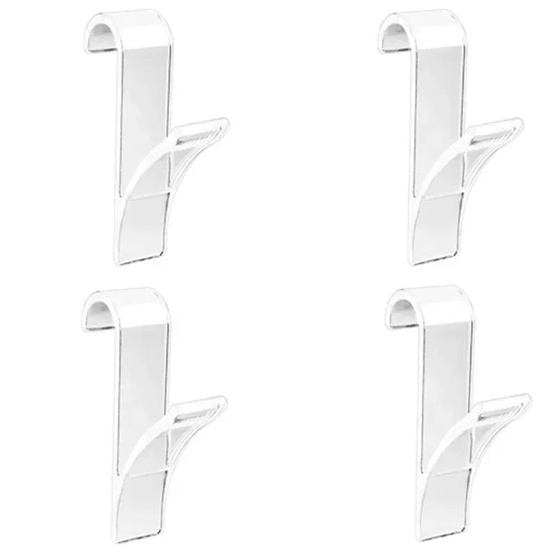 Maliben | Heathook Radiator Hooks Set | 4-Pack | Space-Saving & Transparent | For Bath & Kitchen