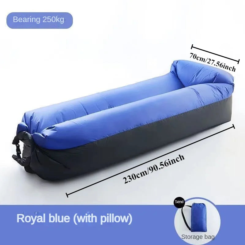 Maliben | Airvana Inflatable Sofa Outdoor | Portable Air Couch For Camping & Beach | With Headrest & 30h Durability