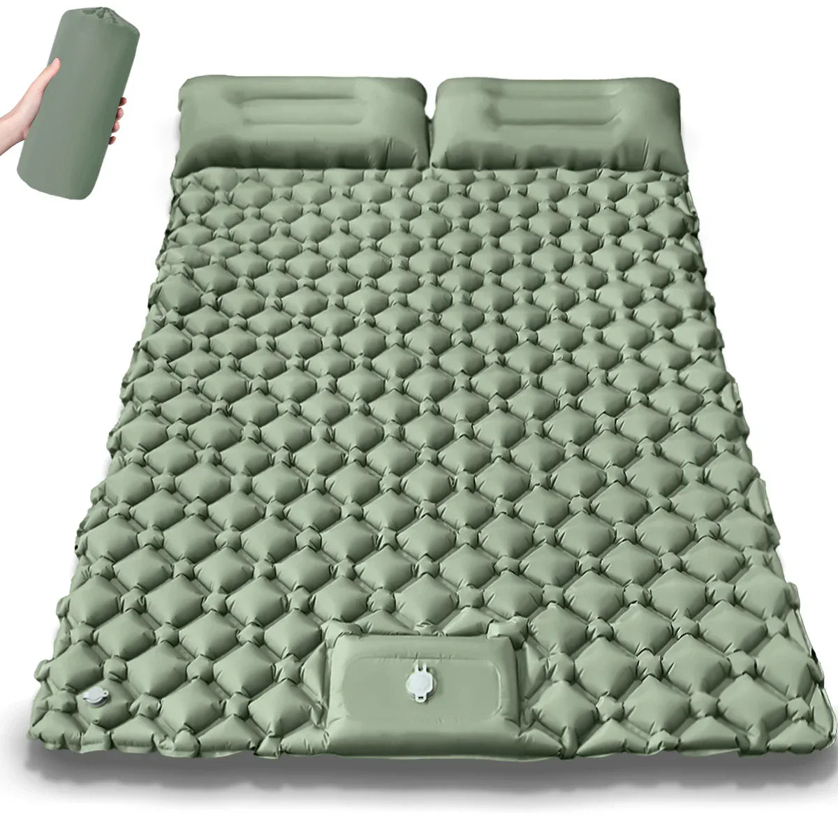 Maliben Extra-Wide Double Inflatable Camping Mattress – Kieran