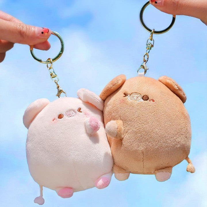 Maliben | Love Birds Cute Plush Magnetic Keychain