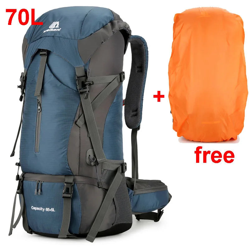 Maliben | Alpivento 70l Trekking Backpack | Waterproof Camping Backpack With Rain Cover | Large Outdoor Backpack For Hiking, Mountaineering & Travel Brand Name: