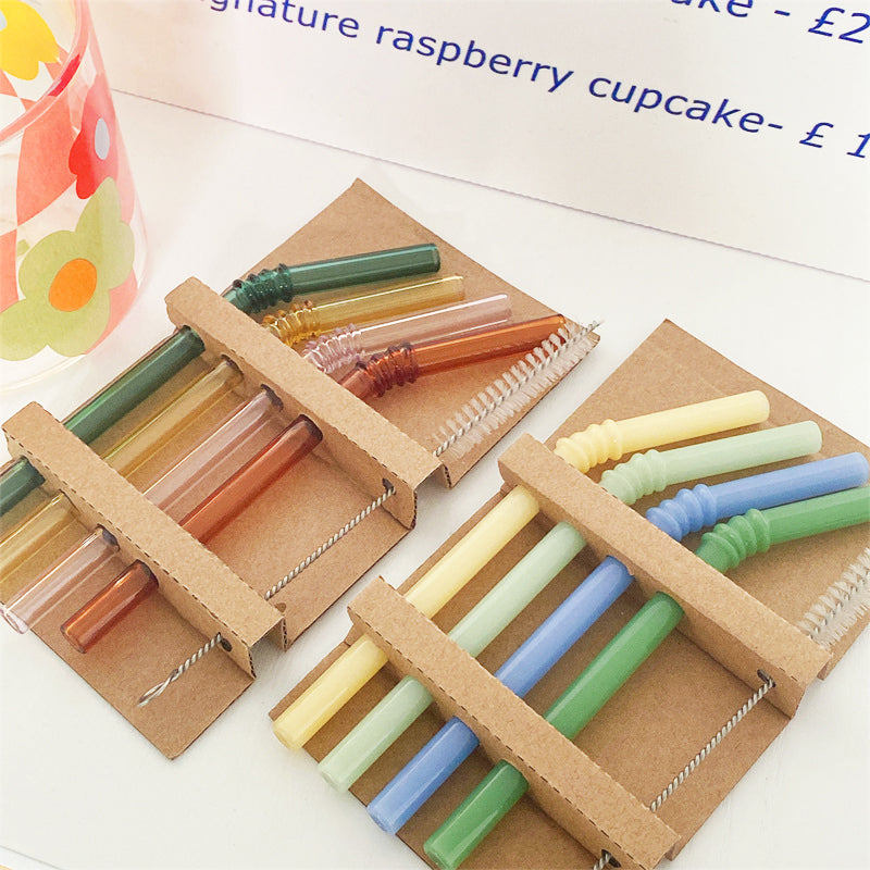 Maliben | Glass Straw - Set Of 4