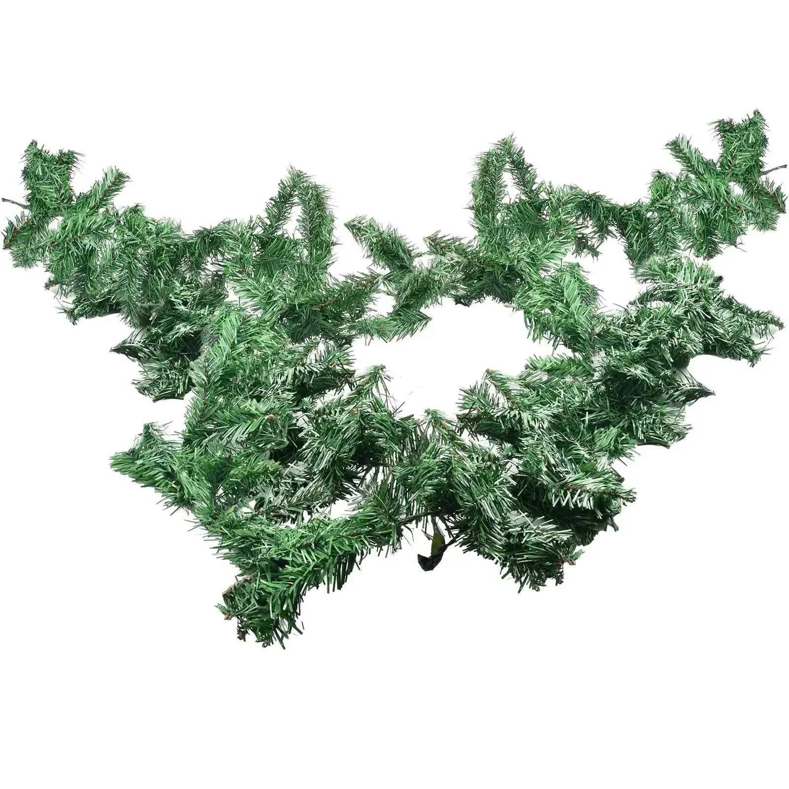 Maliben | Everpine ChristMas Garland | 2.7 m Artificial Fir Garland | Dense Pvc Fir Branches | Christmas Decoration For Staircase, Fireplace & Windows