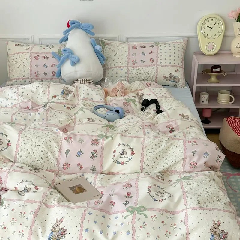 Maliben | Soft Flowers Bedding Set