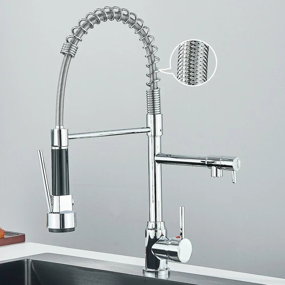 Maliben | SpringFlow – Kitchen faucet with dual outlet
