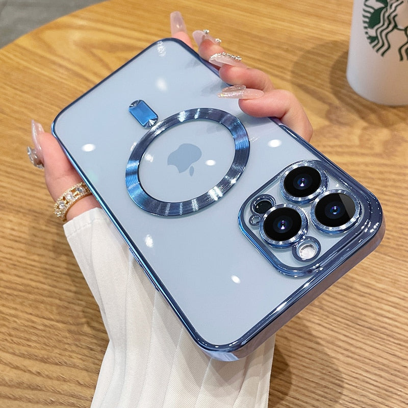 Maliben | Sky Clear Transparent Silicone Iphone Case