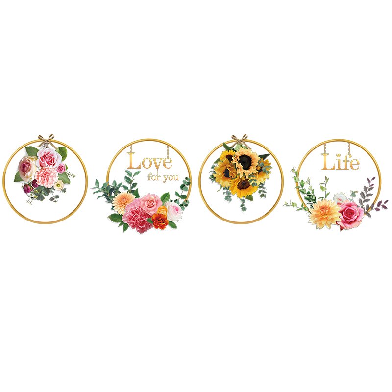 Maliben | 3d Nature Wind Green Plant Wall Sticker