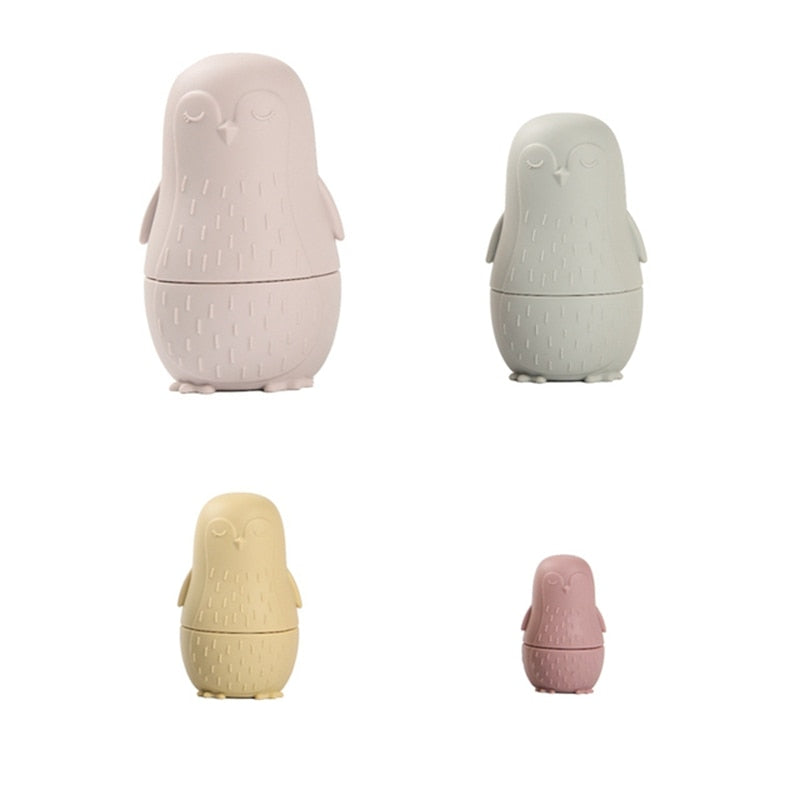 Maliben | NestiePlay | Learning Through play - Silicone Stackable Matryoshka Dolls