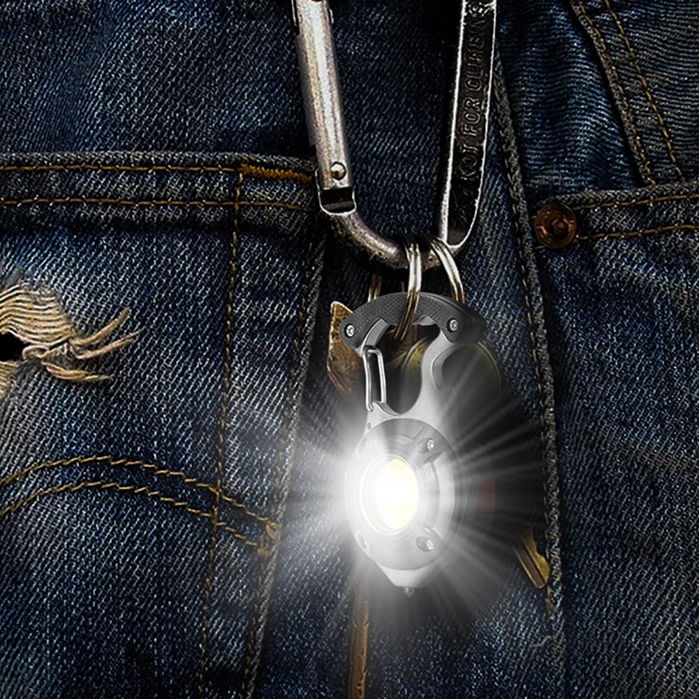 Maliben | 7in1 Pocket Lamp Survival Camping Keychain