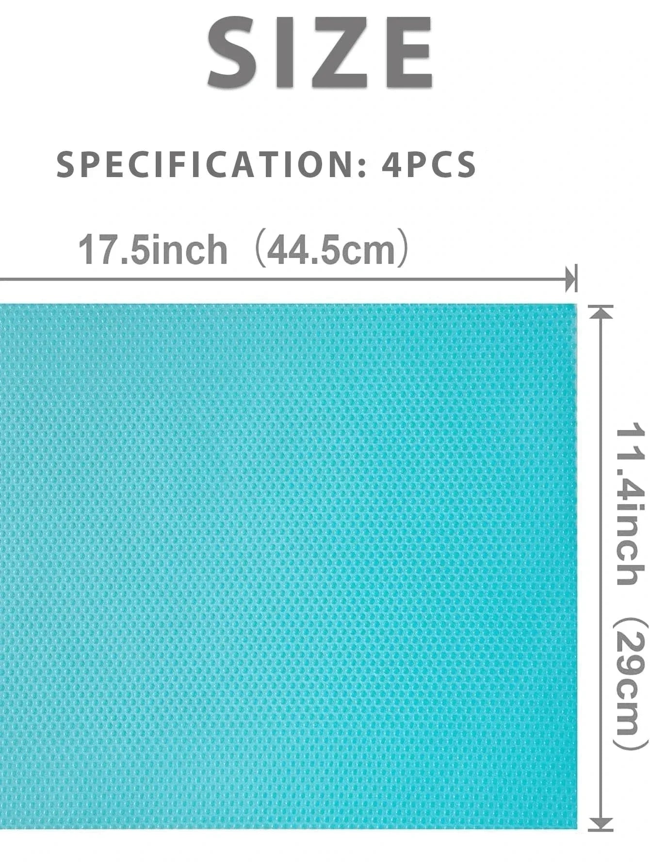 Maliben | Refrigerator Mats Freshliner | 29×45 Cm | Eva Cutting Mats | Bpa-Free | For Refrigerator, Drawer & Shelf