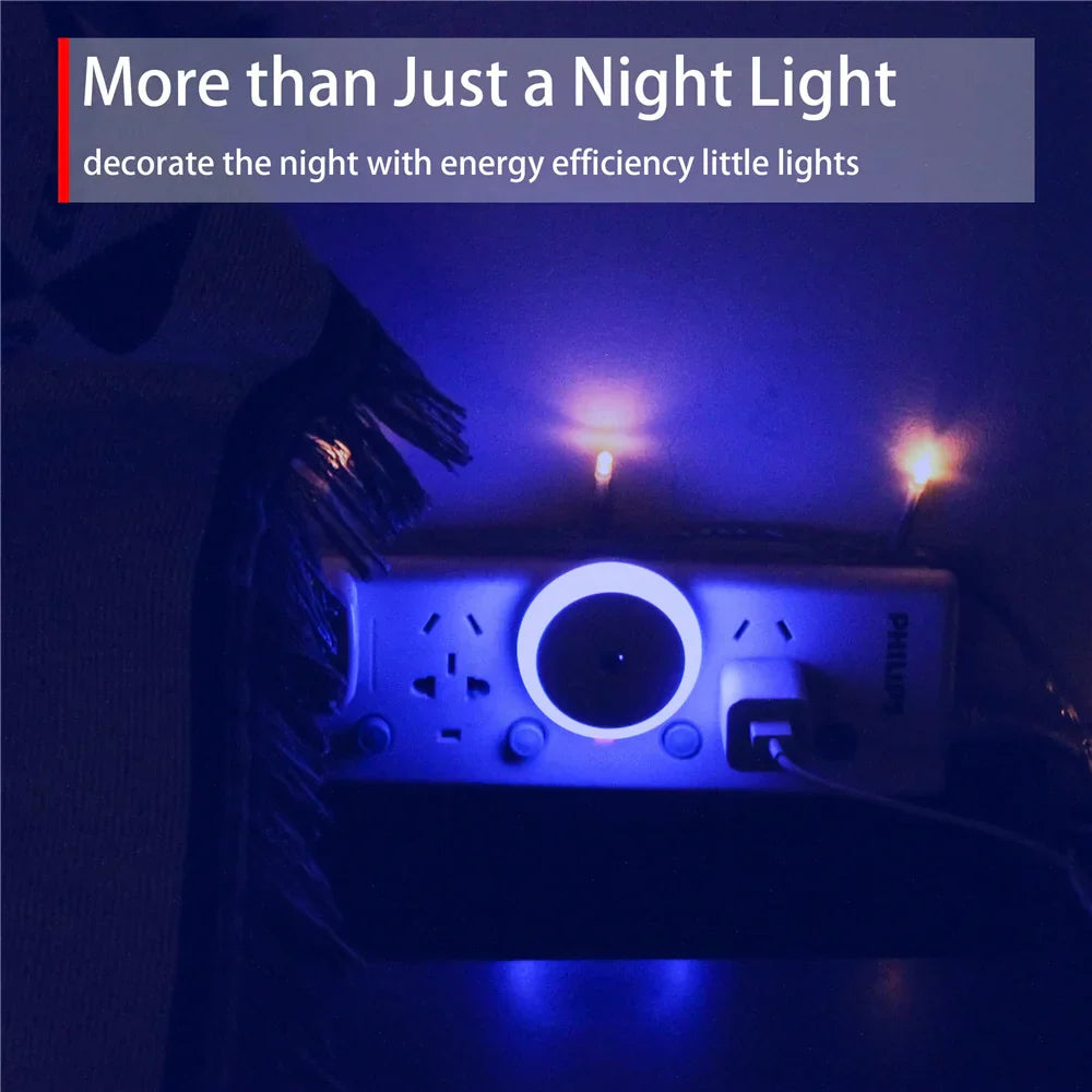 Maliben | Noxora Led Night Light | TwiLight Sensor & Automatic DimmIng | Plug-in light | Warm White