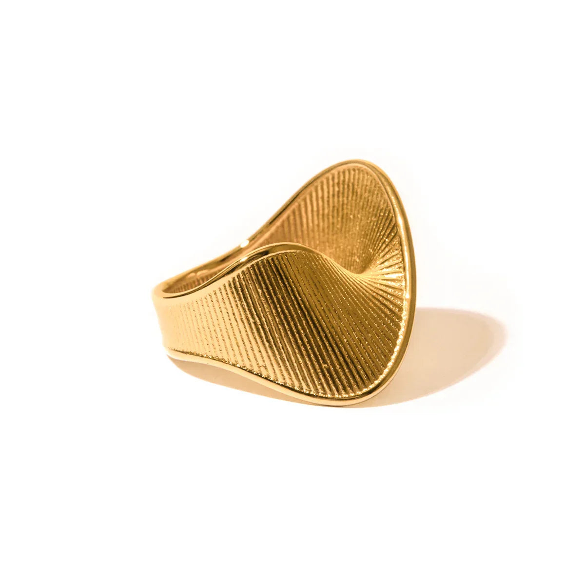 Maliben | Spiral Twist Textured Ring