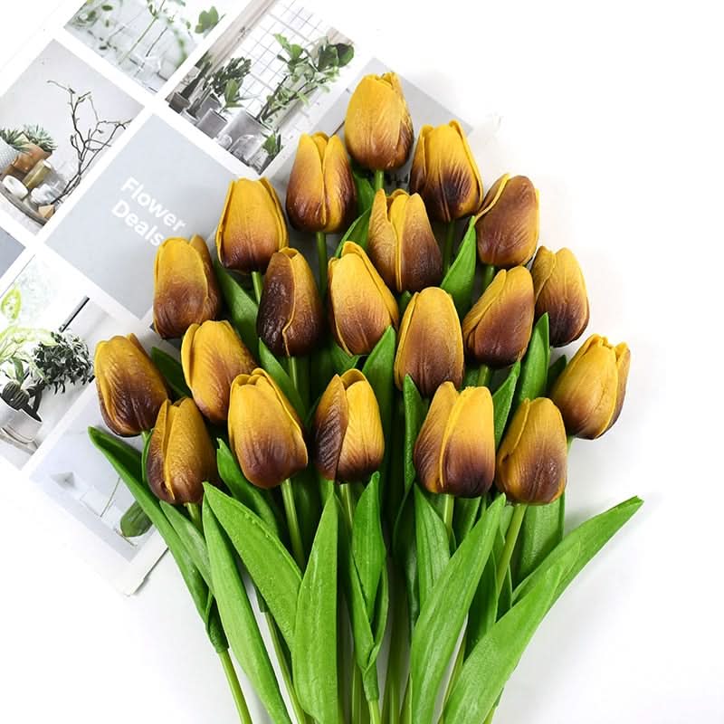 Maliben | Artificial Tulip Bouquet With Realistic Lifelike Flowers