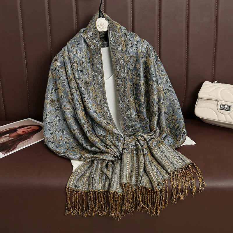 Maliben | Élégancea | Women's Scarf | Cashmere Feel | 70 × 190 Cm | Luxury Print & Warm