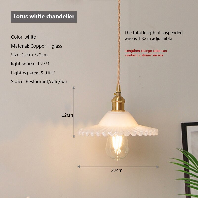 Maliben | Nordic Brilliance Transparent Glass Pendant Lamp