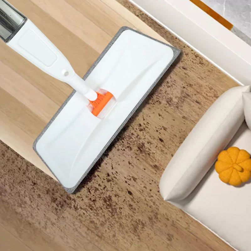 Maliben | Sprayvia Spray Mop With Microfiber Head | 360° Swivel Joint | Flat Mop System | Reusable & Eco-Friendly