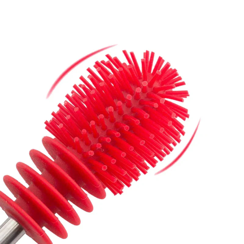 Maliben | Silicone Bottle Brush With Replaceable Head – Cleaning Brush For Baby Bottles