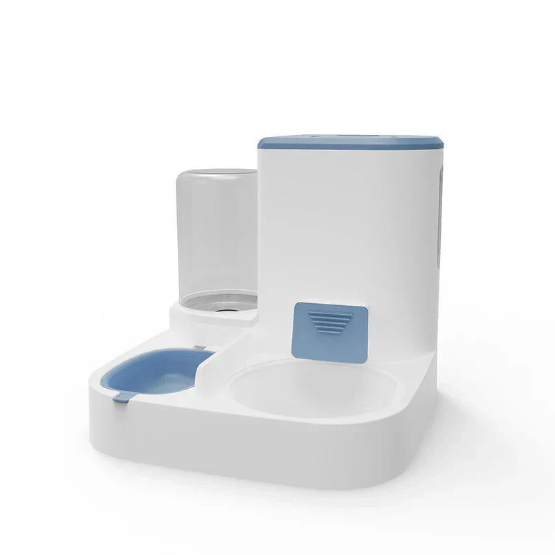 Maliben | Feedipet Food & Water Dispenser For Cats & Dogs | Automatic Refill | 2-In-1 Bowl Set