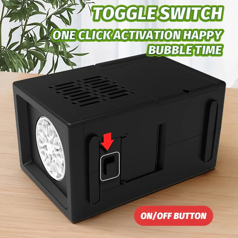 Maliben | Bubbleblast X10 | Cheerful Outdoor Fun – Automatic Bubble Machine For Kids