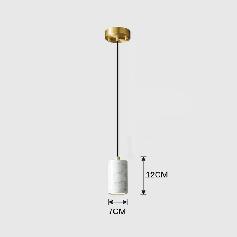Maliben | Minimalistic Marble Led Pendant Light