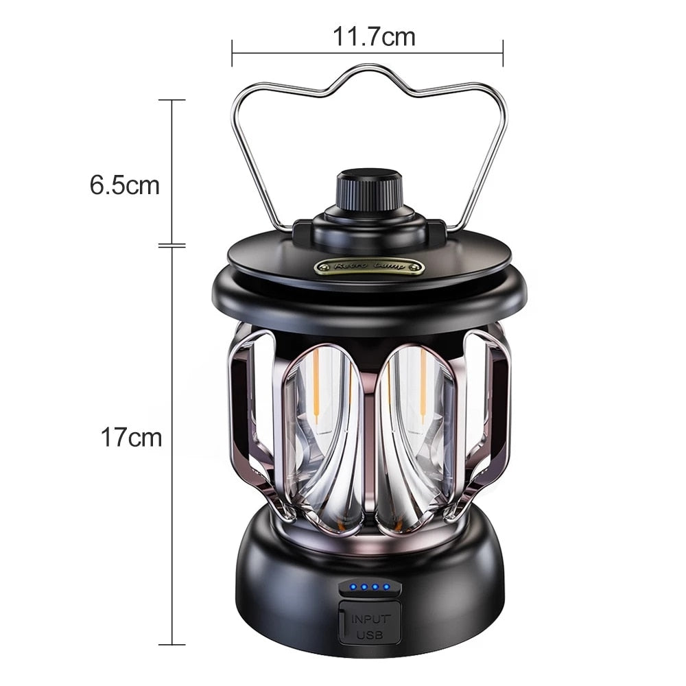 Maliben | Retro Power Bank Camping Led Lamp