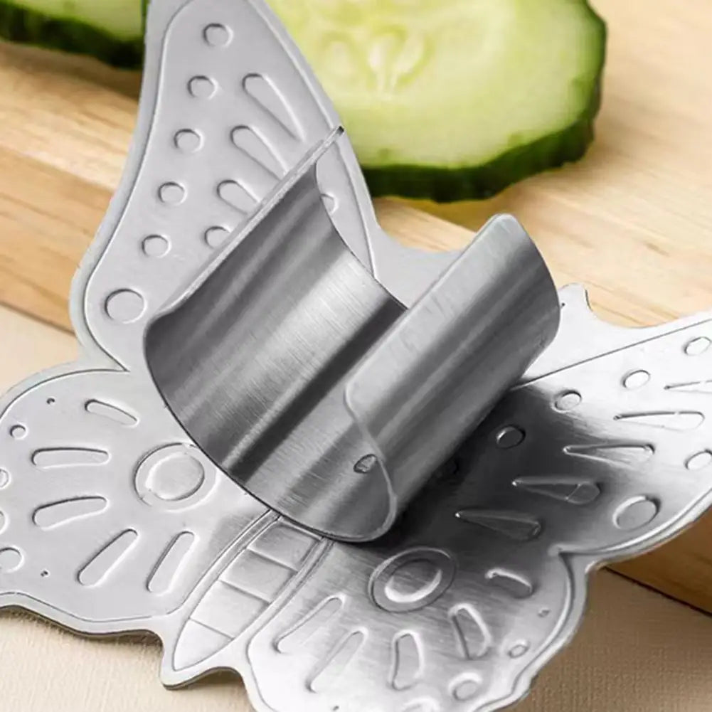 Maliben | Butterfly Stainless Steel Adjustable Knife Shield Finger Protector
