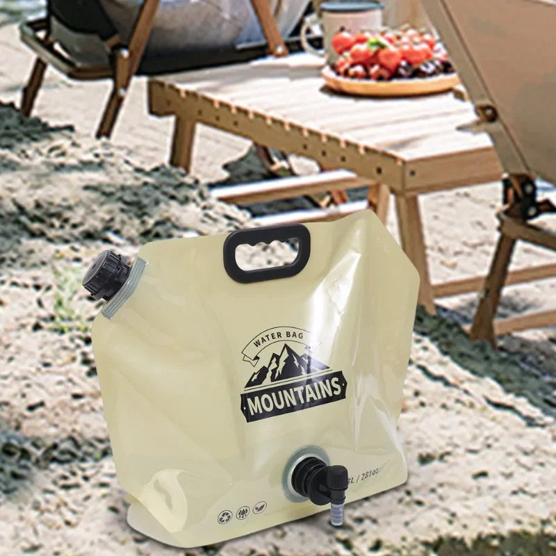 Maliben | Hydrapakx Foldable Water Carry Bag 8 L | With Handle & Spout | For Camping, Hiking & Outdoor