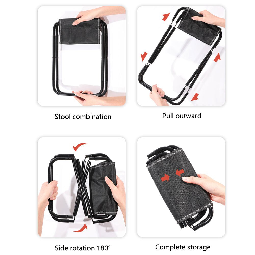 Maliben | Foldable Smart Rest Mini Hiking Stool