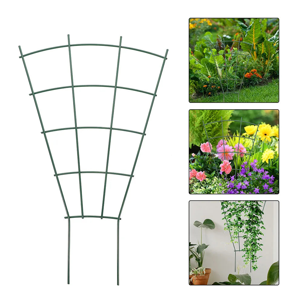 Maliben | Floranta Climbing Aid Set 3-Piece | For Flower Pots & Vegetables | Stable & Decorative | Green