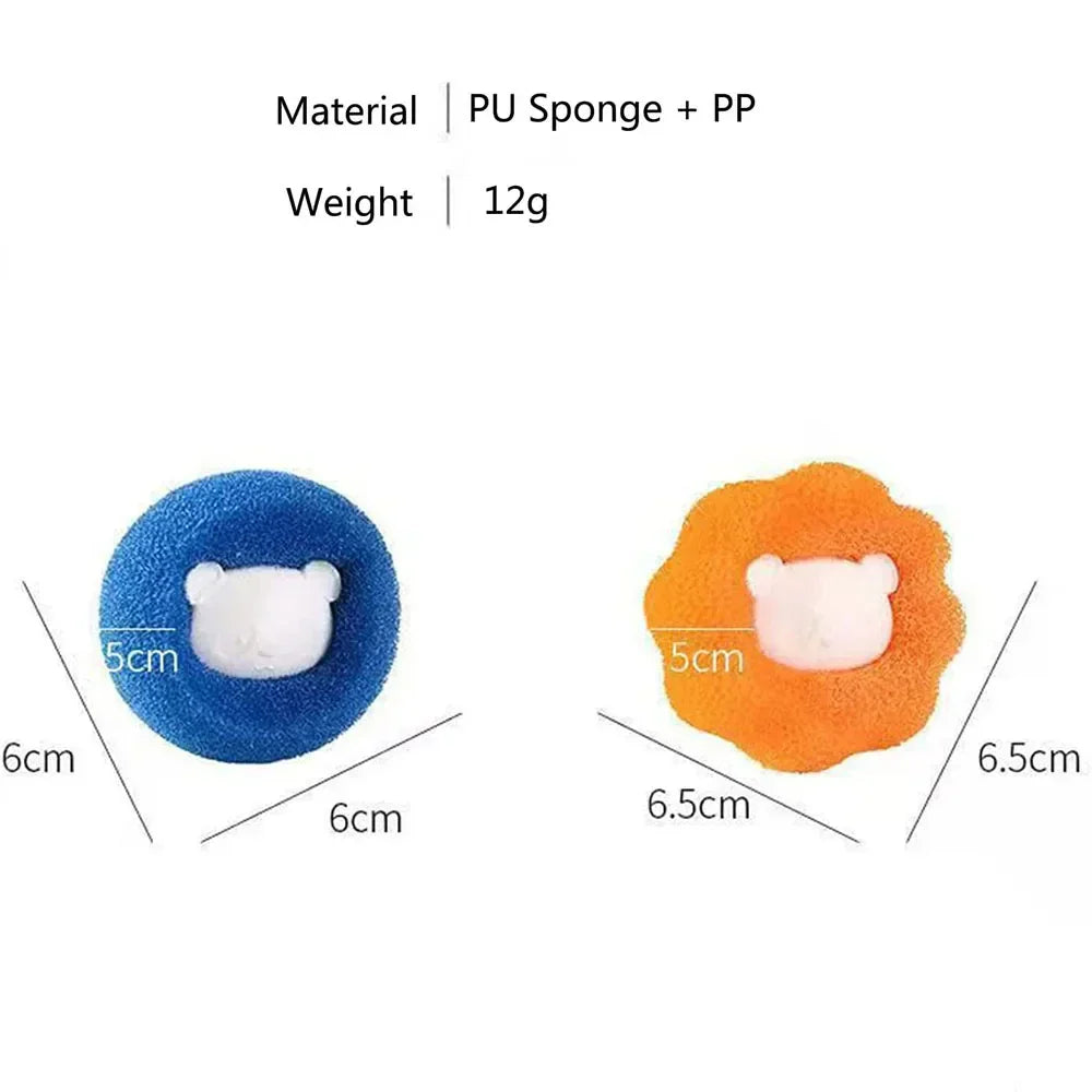 Maliben | Fellfix Cleaning Balls | Set Of 5 Pet Hair Removers | For Washing Machine & Dryer | Reusable & Portable