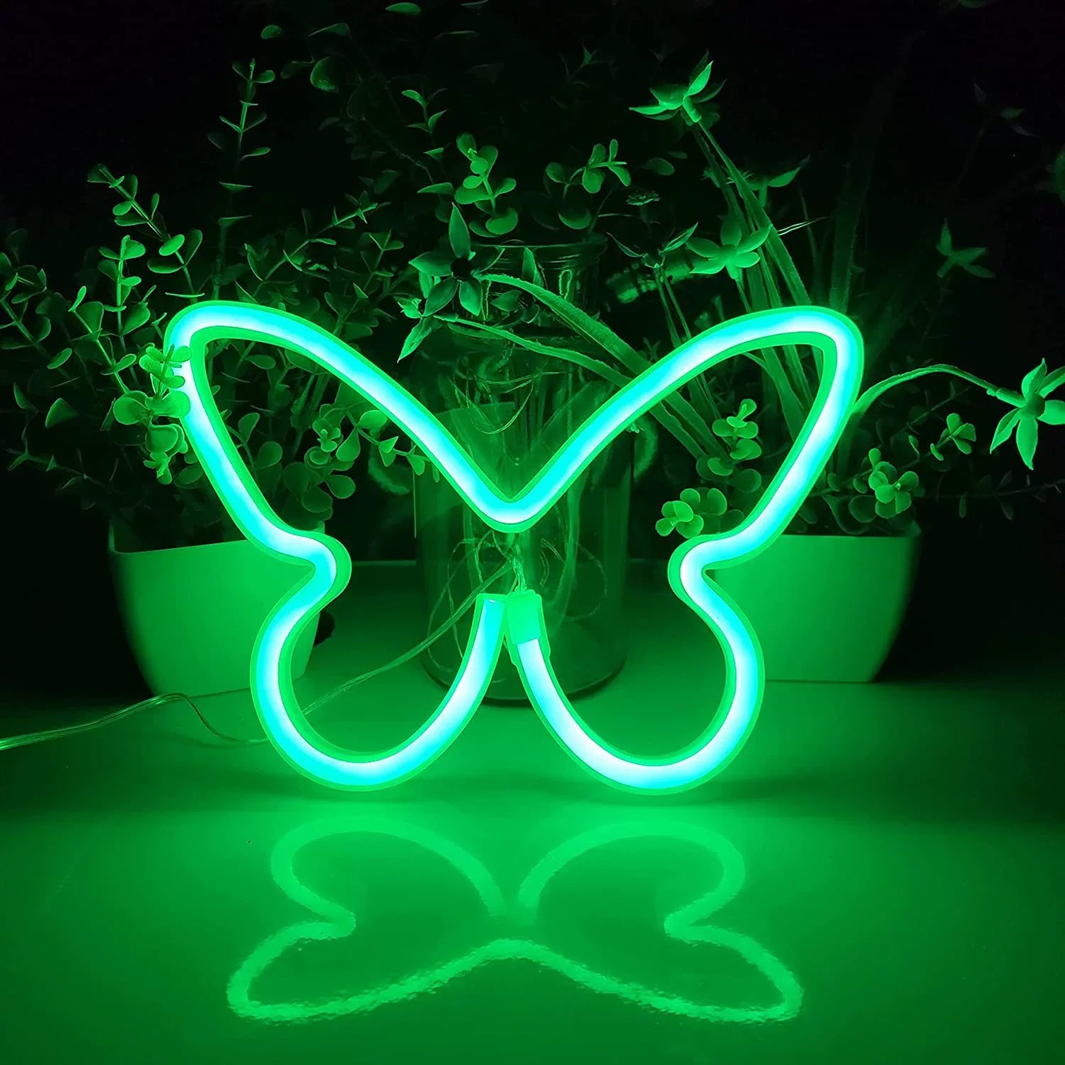 Led Butterfly Neon Wall Light