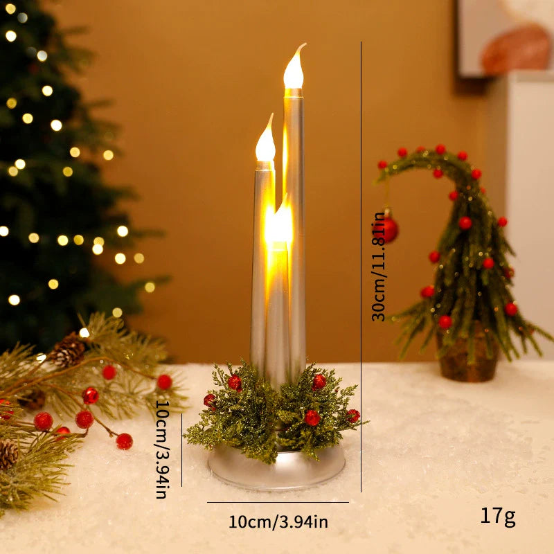 Glossy Simulation Led Taper Candle