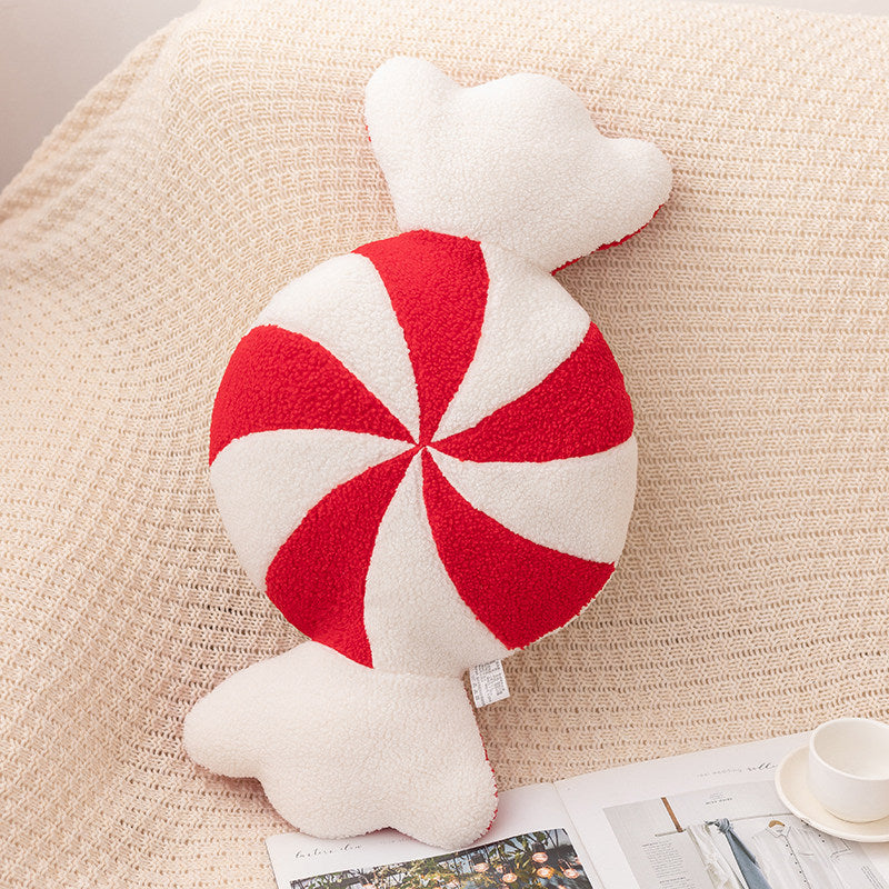 Christmas Snowflake Plush Cushion Pillow