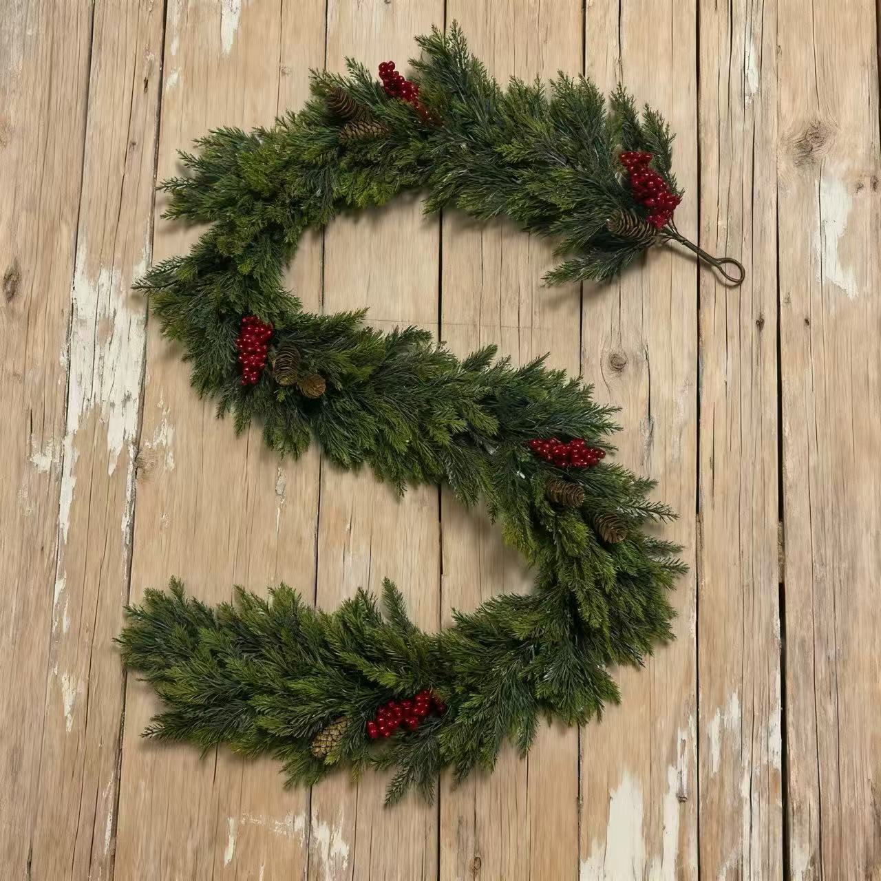 Christmas Pine Cedar Door Hanging Wreath