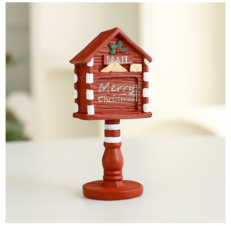 Creative Resin Christmas Micro Landscape Ornament