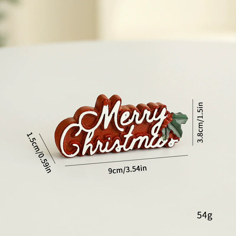 Creative Resin Christmas Micro Landscape Ornament