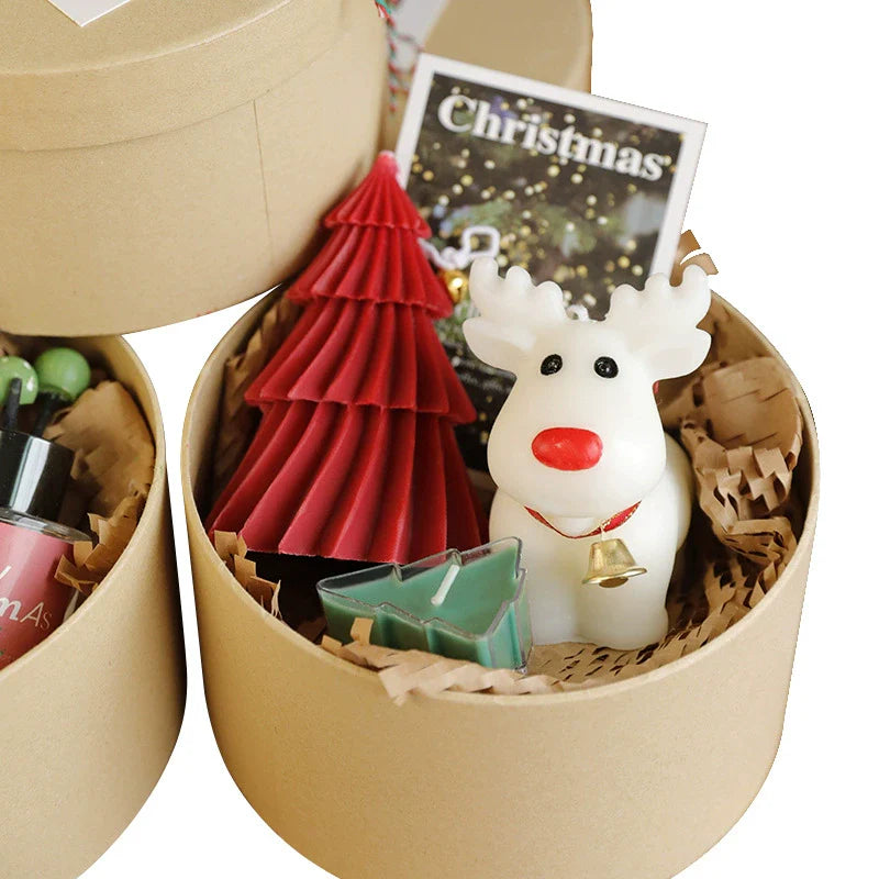 Premium Scented Christmas Tree Candle Gift Set