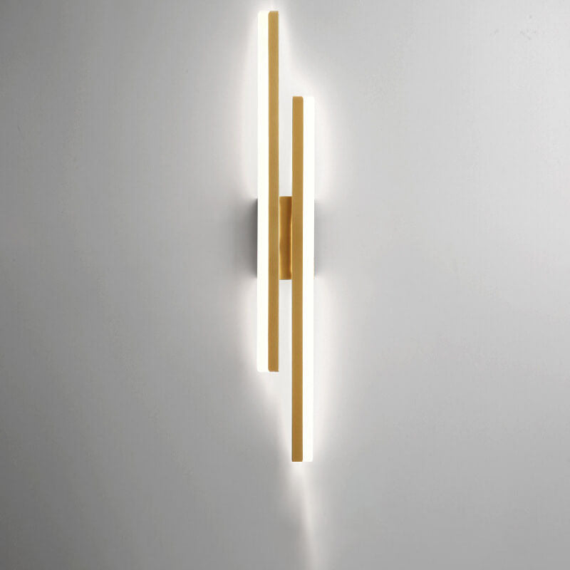 Maliben | Luxline Modern Led Wall Lamp | Minimalist Design | Iron & Acrylic | Dimmable Light
