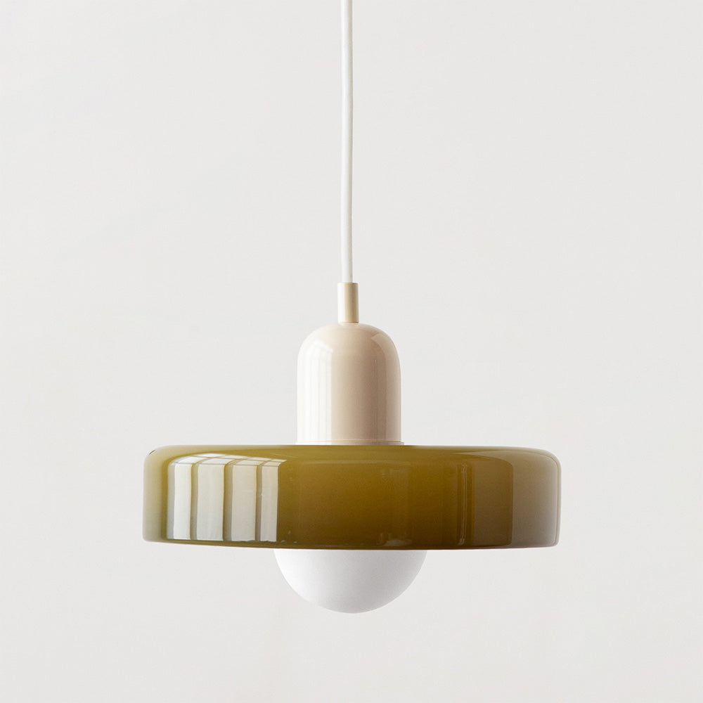 Maliben StiloGlas Pendant Lamp — Bauhaus Stained-Glass Light